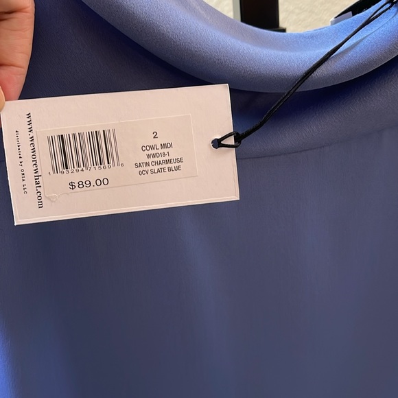 Weworewhat Revolve Midi Cowl Neck Dress - Picture 8 of 8